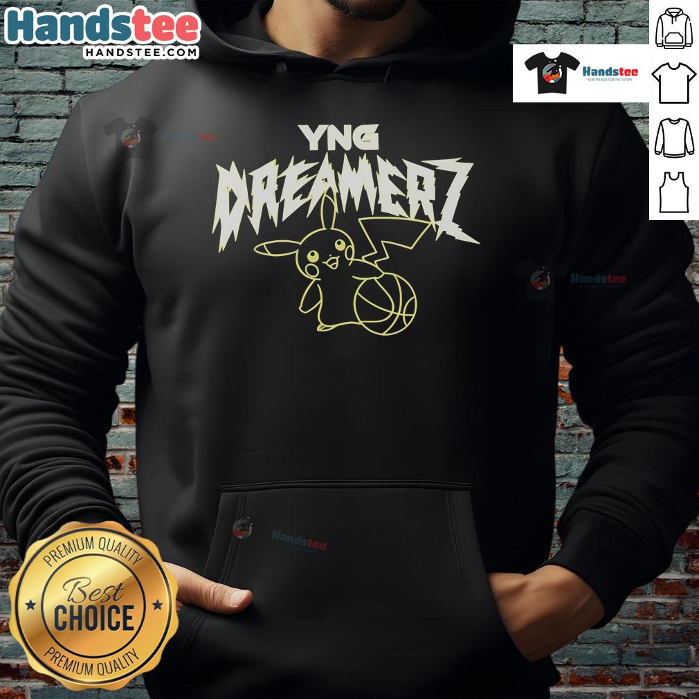 Nice Pokemon YNG Dreamerz Pikachu Hoodie featuring a vibrant Pikachu design, perfect for fans and cozy wear.