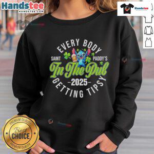 Nice Stitch Everybody Saint Paddy's sweatshirt for 2025, perfect for getting tipsy and celebrating St. Patrick's Day.