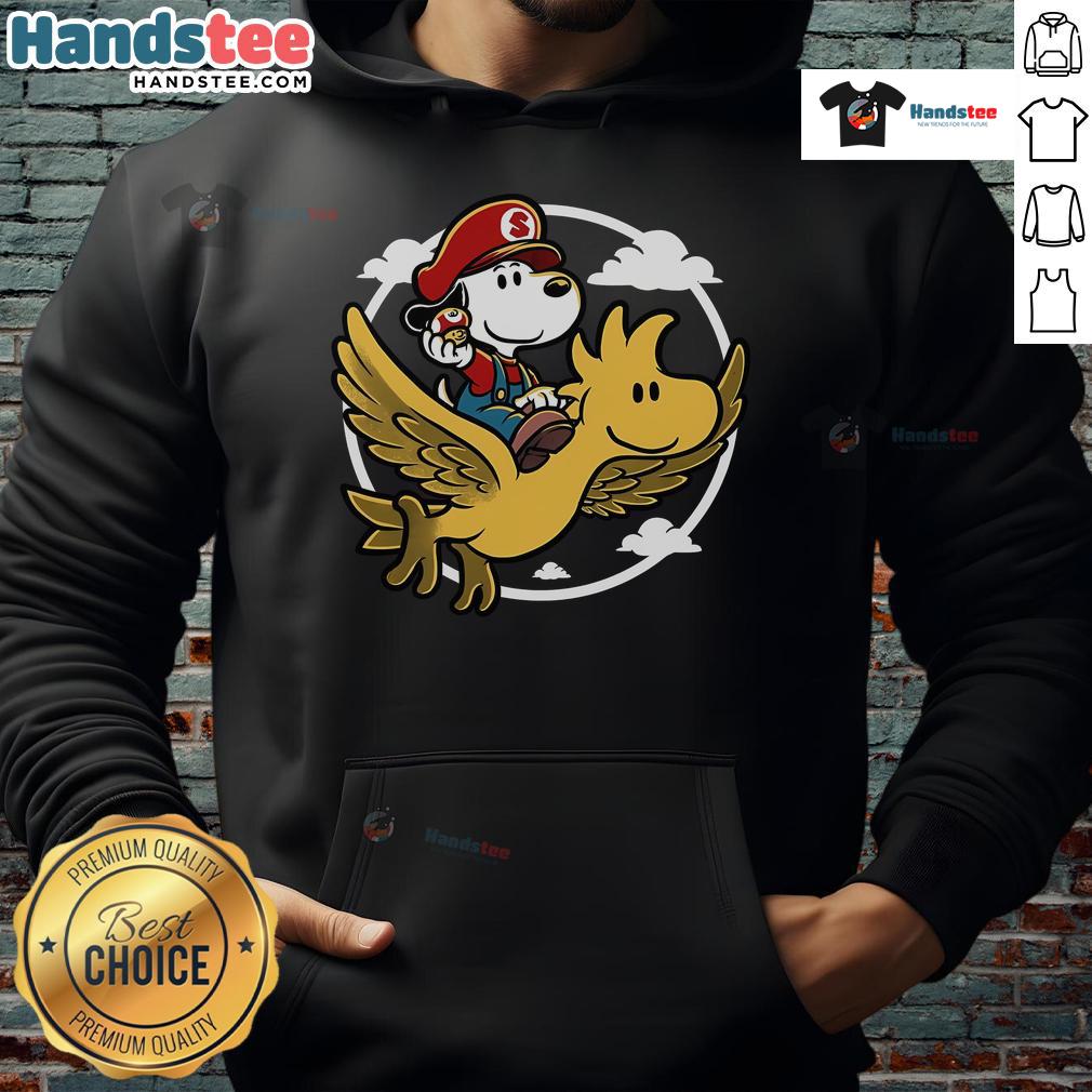 Cozy Nice Super Beagle Bros Hoodie featuring a playful beagle design, perfect for dog lovers and gamers alike.