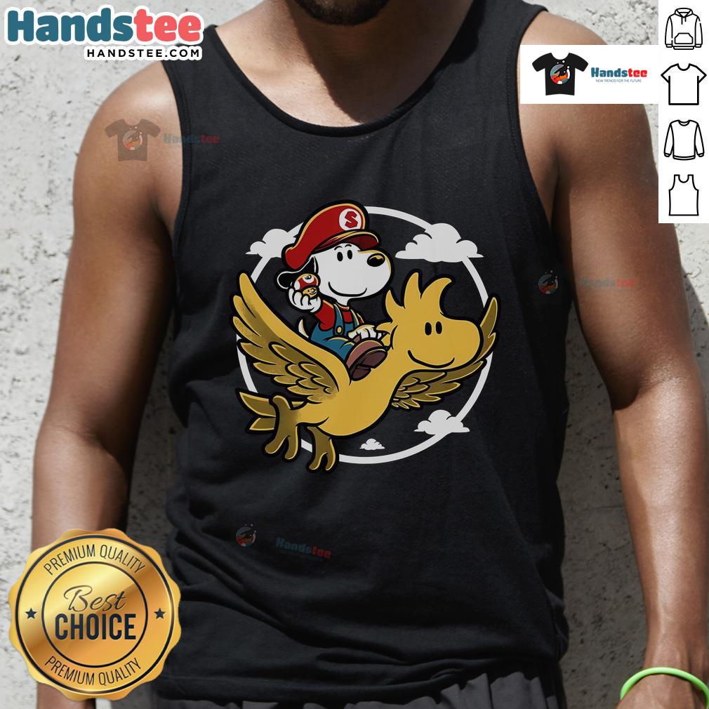 Nice Super Beagle Bros tank top featuring a playful design of beagles in vibrant colors, perfect for casual wear.