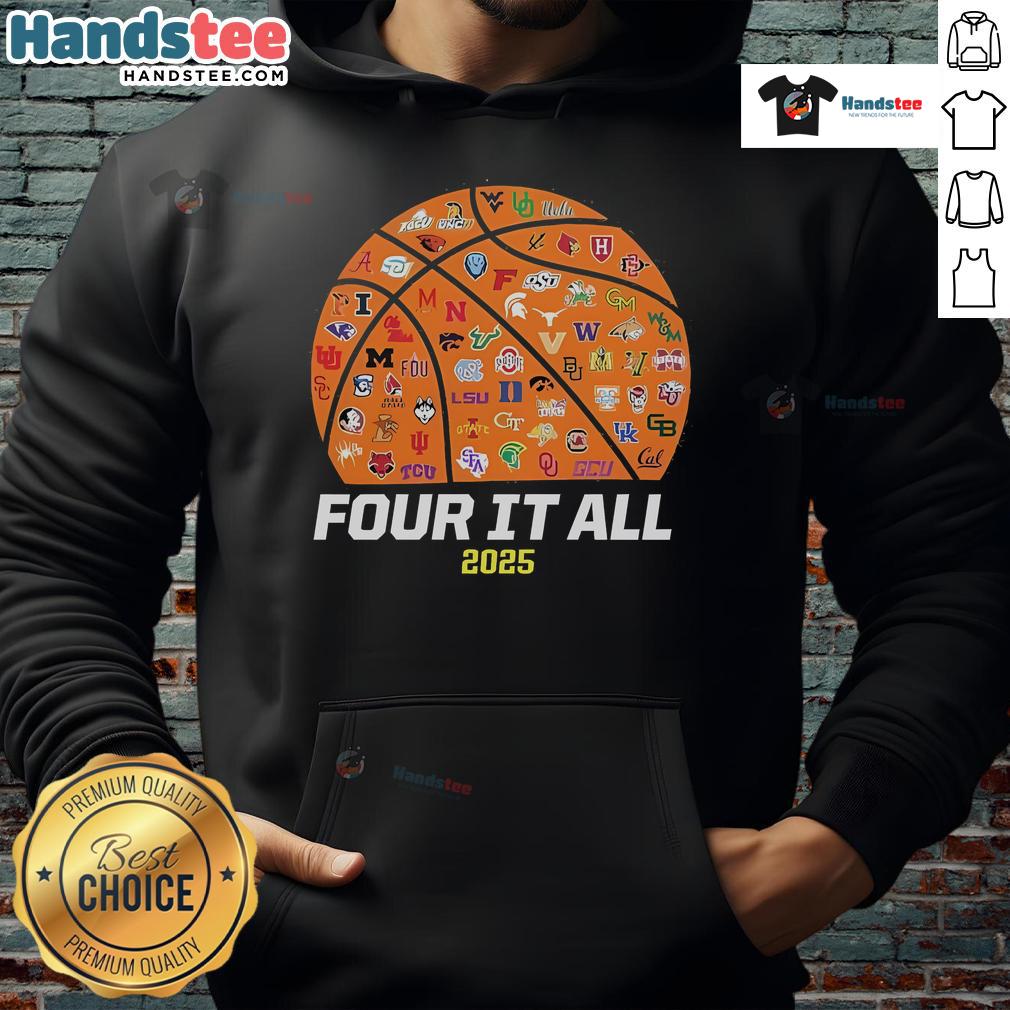 Official 2025 NCAA Women's Basketball Tournament March Madness Catch & Shoot Hoodie in vibrant team colors.