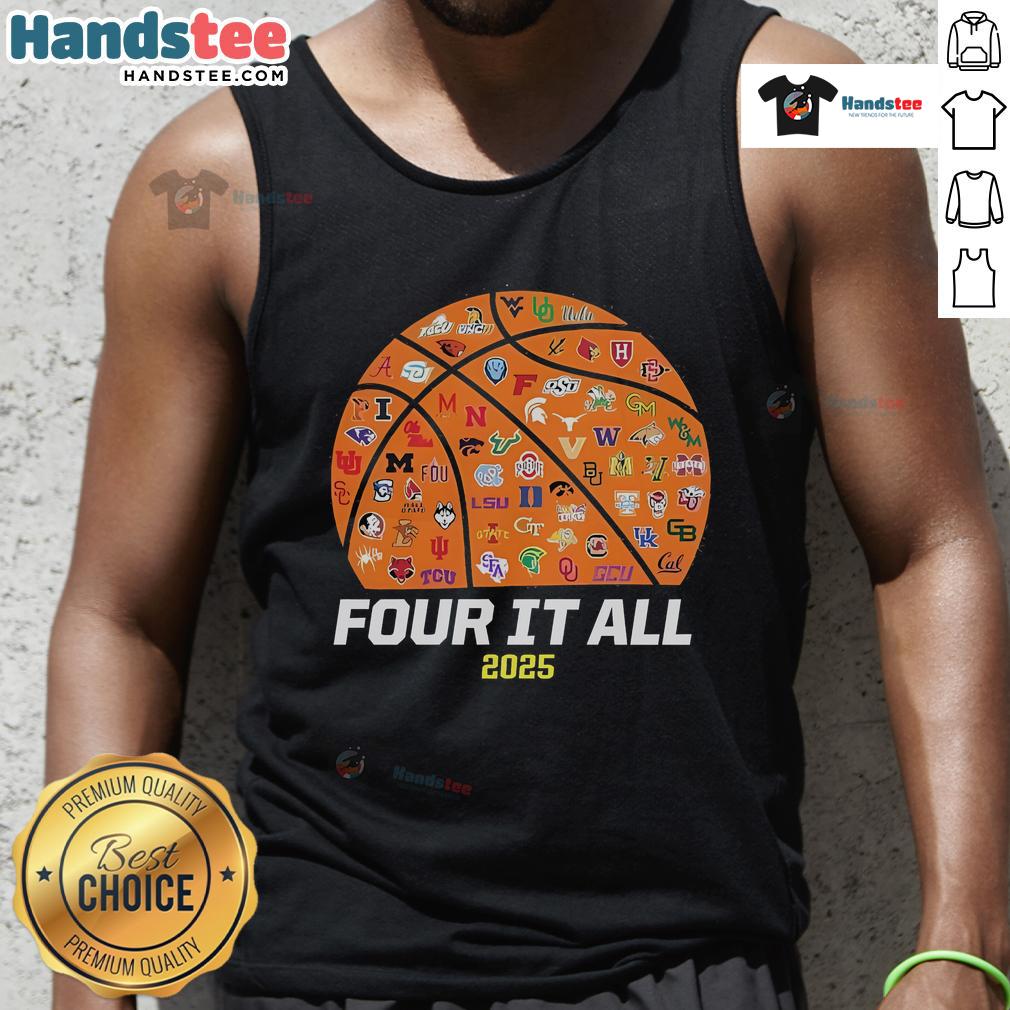 Official 2025 NCAA Women's Basketball Tournament March Madness tank top featuring a stylish catch and shoot design.