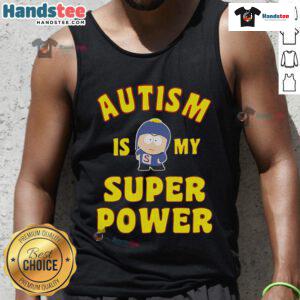 Official Autism Is My Super Power Craig Tucker Tank Top featuring vibrant design and comfortable fit for all-day wear.