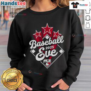2025 MLB Network logo sweatshirt in official baseball eve design, perfect for fans and stylish sportswear.