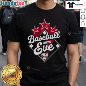 Official Baseball Eve 2025 MLB Network logo T-shirt featuring a stylish design for baseball fans and MLB enthusiasts.