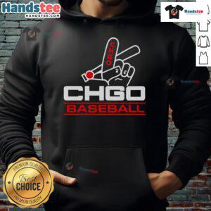 Alt Text: Official CHGO South Side Baseball Hoodie featuring a stylish design for fans of the team, perfect for game days.