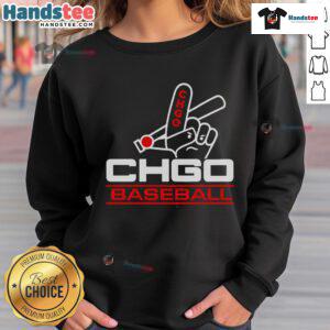 Alt Text: Official CHGO South Side baseball sweatshirt featuring team colors and logo, perfect for fans and casual wear.
