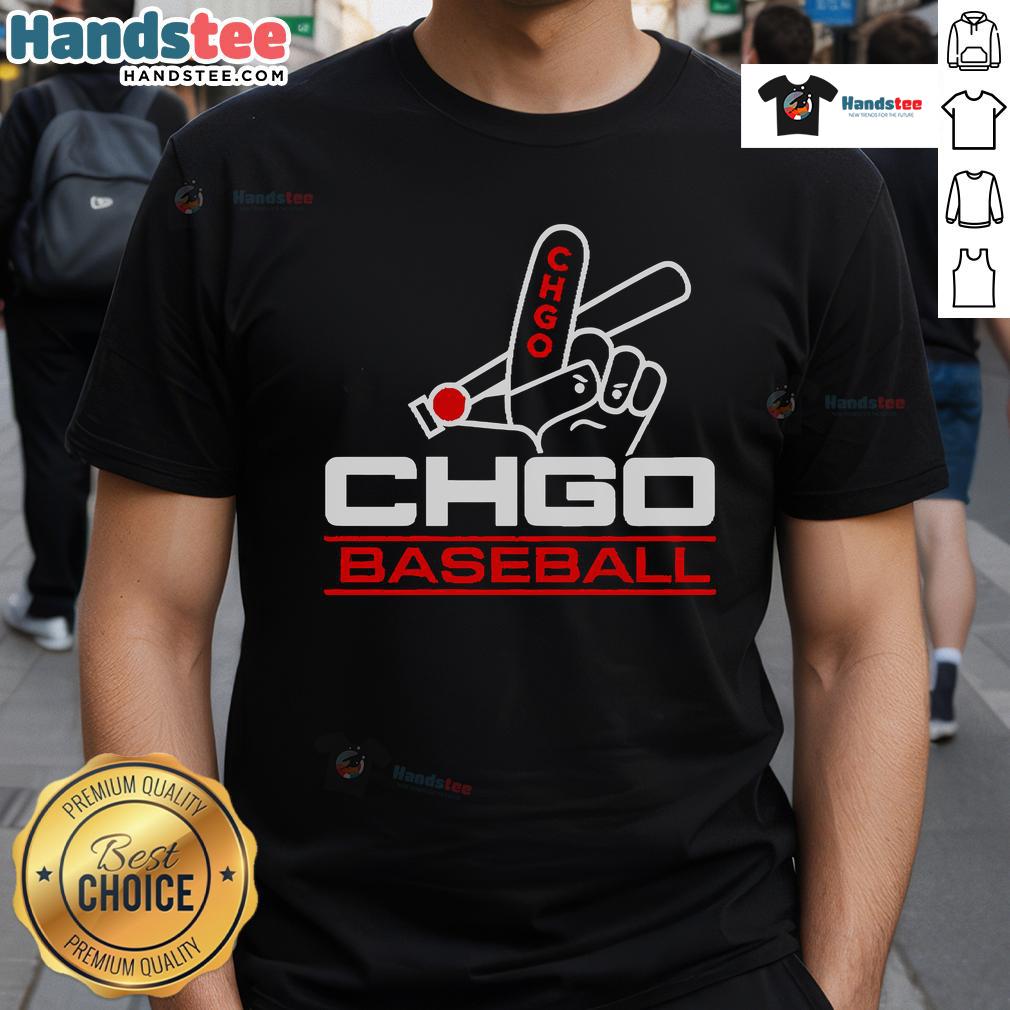 Alt Text: Official Chgo South Side Baseball T-Shirt featuring a stylish design, perfect for fans and casual wear.