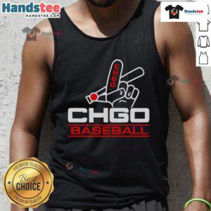 Official CHGO South Side Baseball tank top featuring a stylish design for fans of Chicago baseball.