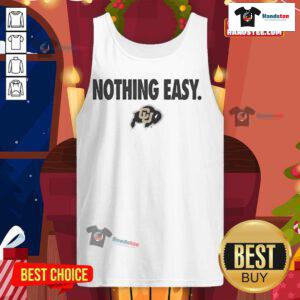 Official Colorado Buffaloes Nothing Easy Tank Top featuring bold graphics and comfortable fit for fans.