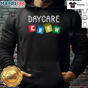 Official Daycare Crew Childcare Provider Hoodie in vibrant colors, perfect for dedicated childcare professionals.