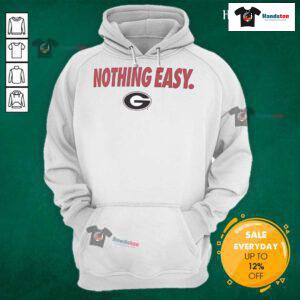 Alternative view of Official Georgia Bulldogs Nothing Easy T-Shirt