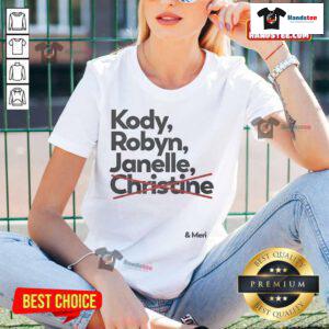 Official Kody Robyn Janelle Christine and Meri ladies tee featuring stylish design for fans of Sister Wives.