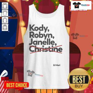 Official tank top featuring Kody, Robyn, Janelle, Christine, and Meri from the show, showcasing their family style.