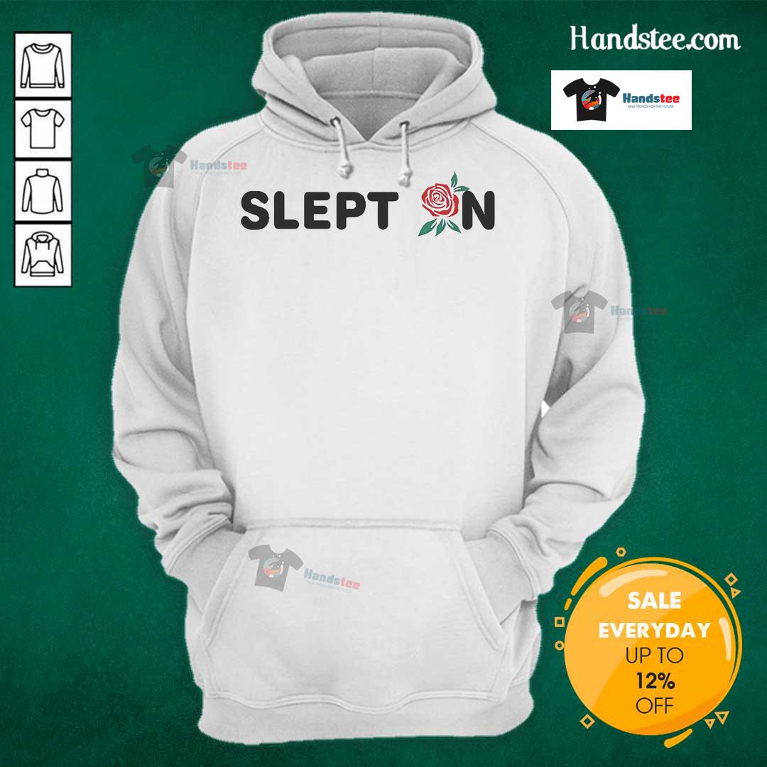 Alt Text: Official Ryan Clark Slept On Hoodie in black, featuring stylish graphics and a comfortable fit, perfect for fans.