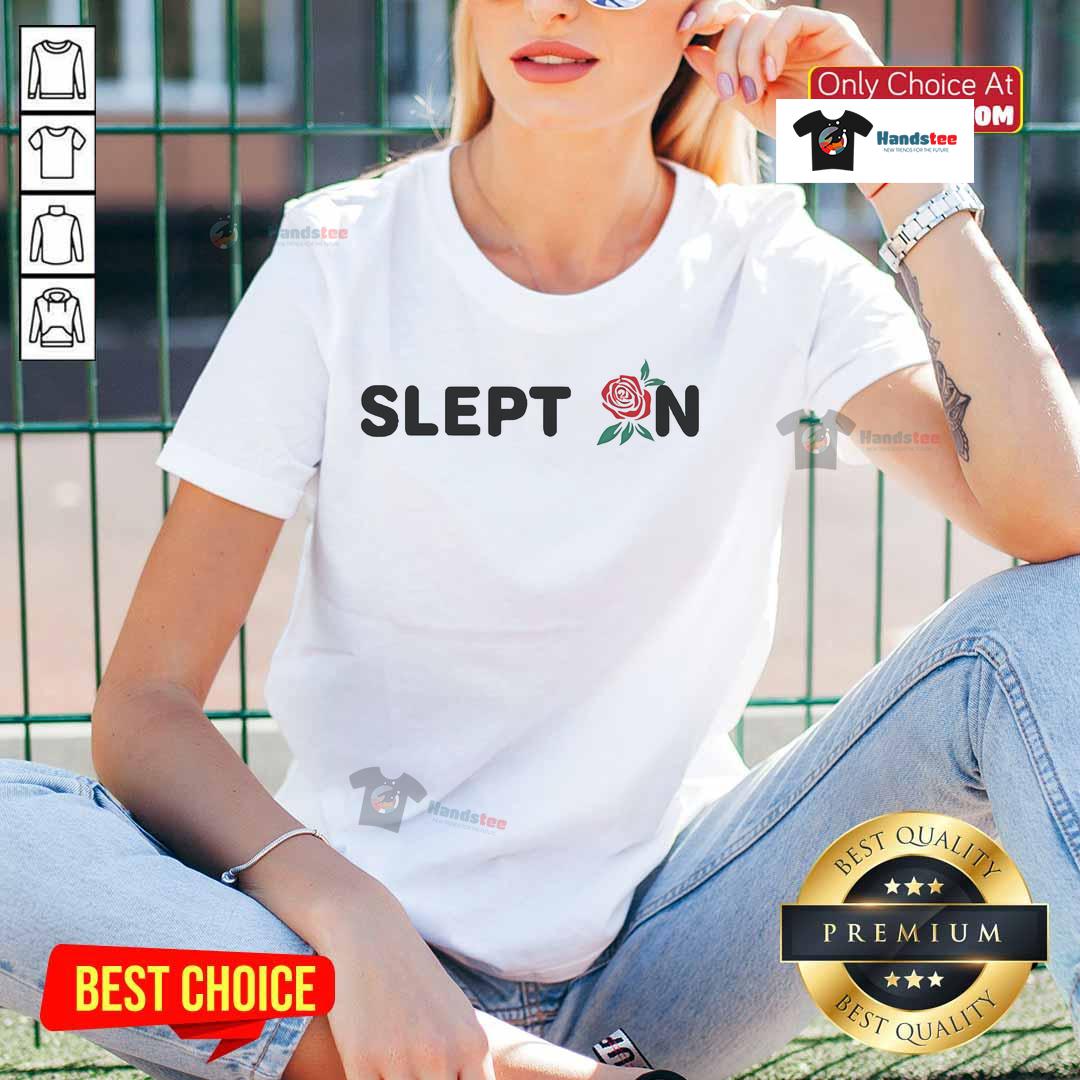 Official Ryan Clark Slept On Ladies Tee featuring stylish design and comfortable fit for fashion-forward women.