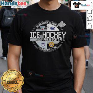 Premium NCAA DI Men's Ice Hockey Regional 2025 T-Shirt featuring vibrant graphics and comfortable fit for fans.