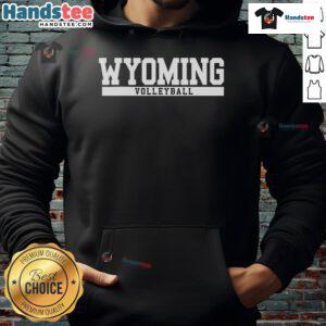 Premium Wyoming Volleyball Hoodie featuring a stylish design, perfect for fans and players supporting their team.