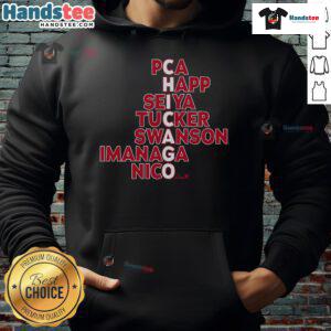 Stylish Top Chicago Baseball MLB Names 2025 hoodie displayed on a hanger, perfect for fans and collectors.