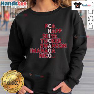 Stylish Top Chicago Baseball MLB Names 2025 Sweatshirt in navy blue, perfect for fans and casual wear.