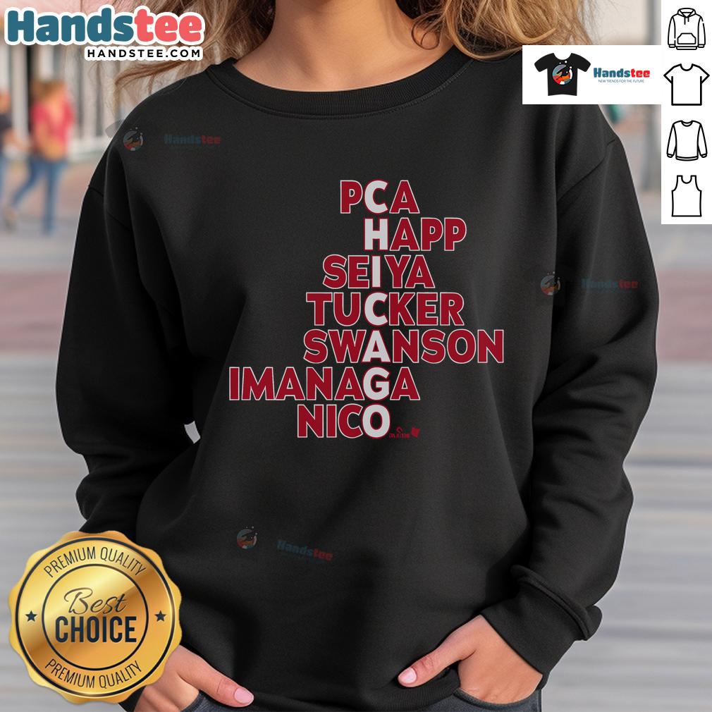 Stylish Top Chicago Baseball MLB Names 2025 Sweatshirt in navy blue, perfect for fans and casual wear.