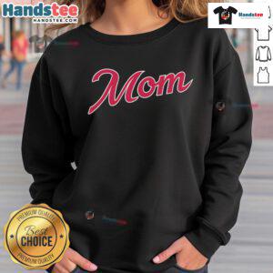 Good Atlanta Baseball Mom Sweatshirt in navy blue, perfect for showing team spirit at games and practices.