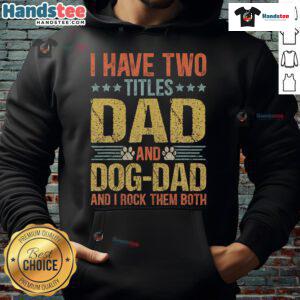 Alt Text: Funny hoodie for dog lover dads featuring a witty puppy quote, perfect for Father's Day gifts and celebrations.