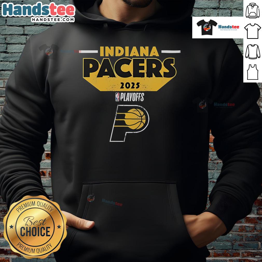 Good Indiana Pacers 2025 Playoff Participant Master Hoodie in navy blue, featuring team logo and stylish design.