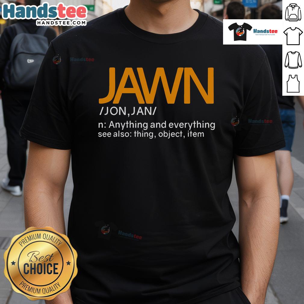 Good Jawn Dictionary Slang Philadelphia T-Shirt featuring trendy slang phrases, perfect for Philly fans and culture lovers.