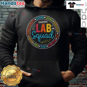Good Lab Quad Crew Lab Week 2025 hoodie for MLS and MLT lab scientists, showcasing a stylish and professional design.