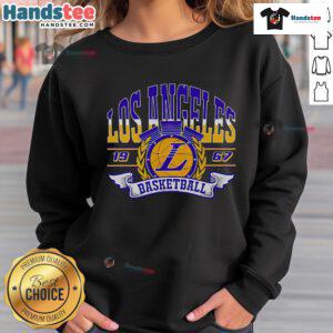 Vintage 1967 Good Los Angeles Basketball sweatshirt, featuring classic design and retro colors, perfect for sports fans.