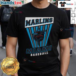 Good Miami Marlins Baseball Starter T-Shirt featuring vibrant team colors and logo, perfect for fans and casual wear.