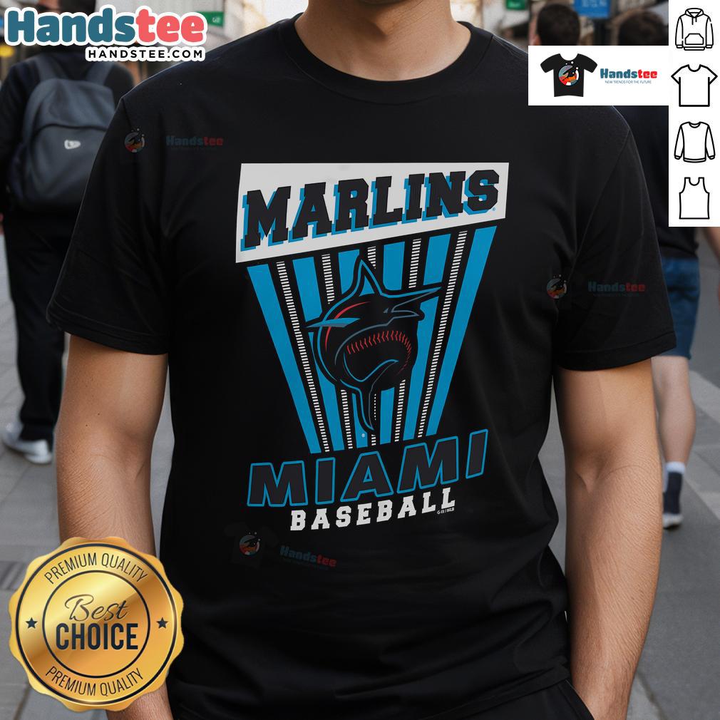 Good Miami Marlins Baseball Starter T-Shirt featuring vibrant team colors and logo, perfect for fans and casual wear.