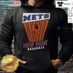Good New York Mets Baseball Starter Hoodie in blue and orange, perfect for fans showing team spirit on game day.