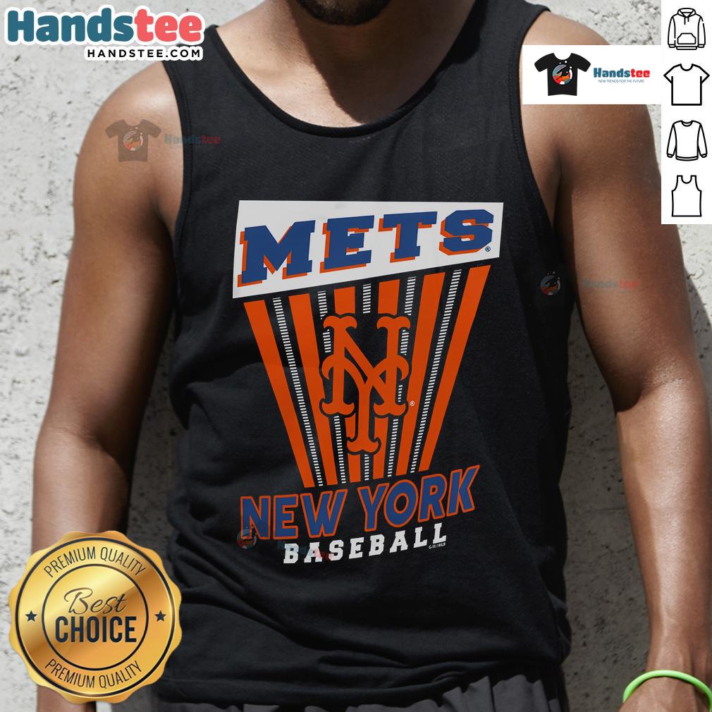 Good New York Mets Baseball Starter Tank Top in vibrant blue, perfect for fans to wear at games or casual outings.