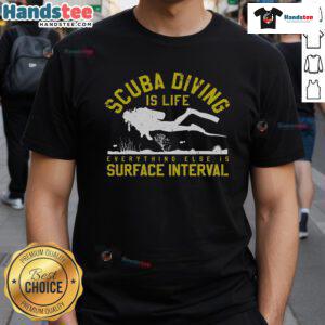 Good Scuba Diving Is Life T-Shirt featuring a vibrant design, perfect for diving enthusiasts and ocean lovers.