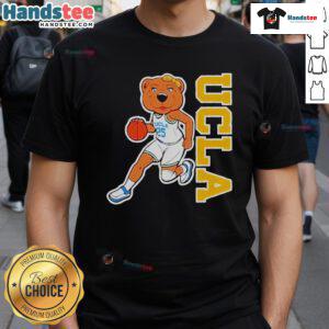 Good UCLA Bruins Women's Basketball Joe Bruin mascot T-shirt showcasing team spirit and style for fans and players.