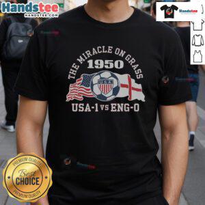 Good Us Soccer The Miracle On Grass 1950 T-Shirt featuring vintage design celebrating the iconic U.S. soccer victory.