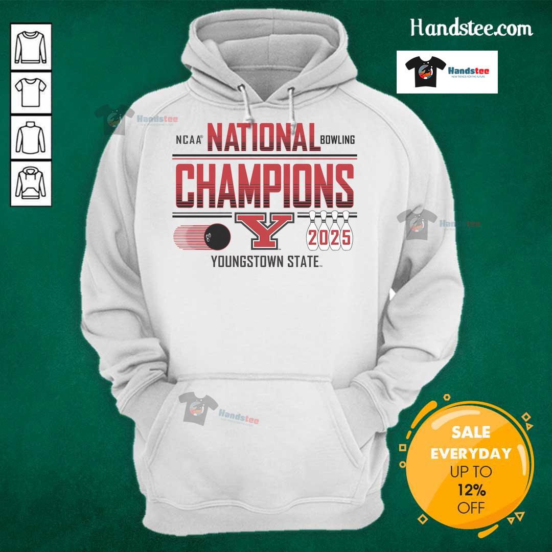 Alt Text: Good Youngstown State Penguins Blue 84 2025 NCAA Bowling National Champions Hoodie for fans and supporters.