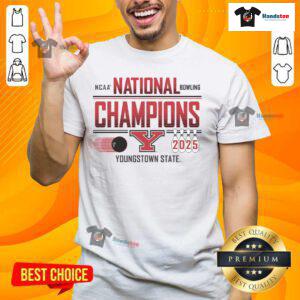 Good Youngstown State Penguins Blue 84 2025 NCAA Bowling National Champions T-Shirt featuring vibrant team colors and logo.