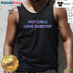 Group of stylish hot girls wearing tank tops at a dubstep techno EDM music festival, enjoying vibrant atmosphere.