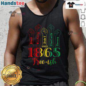 Hot Resist Juneteenth tank top celebrating African American history, perfect for June 19th festivities.