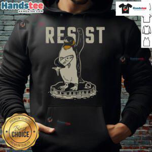 Cozy Hot Resist Penguin Hoodie featuring a cute penguin design, perfect for winter wear and animal lovers.