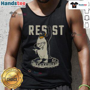 Stylish Hot Resist Penguin Tank Top featuring a playful penguin design, perfect for summer fashion and casual wear.