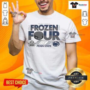 Men's ice hockey tournament T-shirt featuring 'Nice 84' design for Penn State Nittany Lions 2025 NCAA Frozen Four.