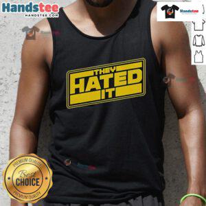 Star Wars tank top featuring 'Nice Binge Mode, They Hated It' design, perfect for fans and casual wear enthusiasts.