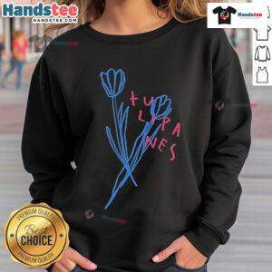 Stylish Nice Chiara Oliver Concepto Tulipanes sweatshirt featuring a vibrant floral design, perfect for casual wear.