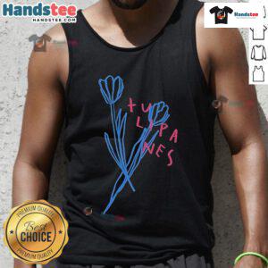 Nice Chiara Oliver Concepto Tulipanes tank top featuring vibrant tulip designs and a stylish cut for summer fashion.
