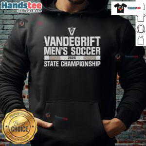 Alt Text: Vandegrift Vipers men's soccer 2025 hoodie featuring a stylish Nice Crown Trio design in vibrant colors.
