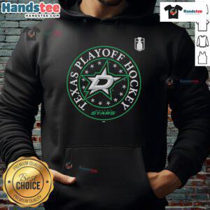Nice Dallas Stars Black Hoodie for 2025 Stanley Cup Playoffs, featuring team logo and stylish design for fans.